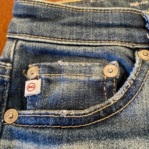 Ag The Jodi high rise slim flare crop size 24 distressed - Picture 8 of 13